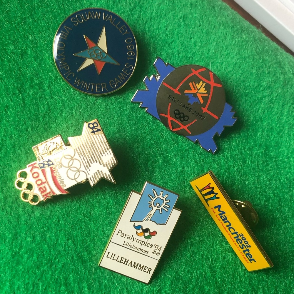 Olympic/commonwealth games lapel pins